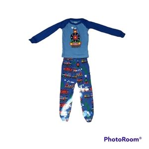 Train Pajama Set, Size 2T